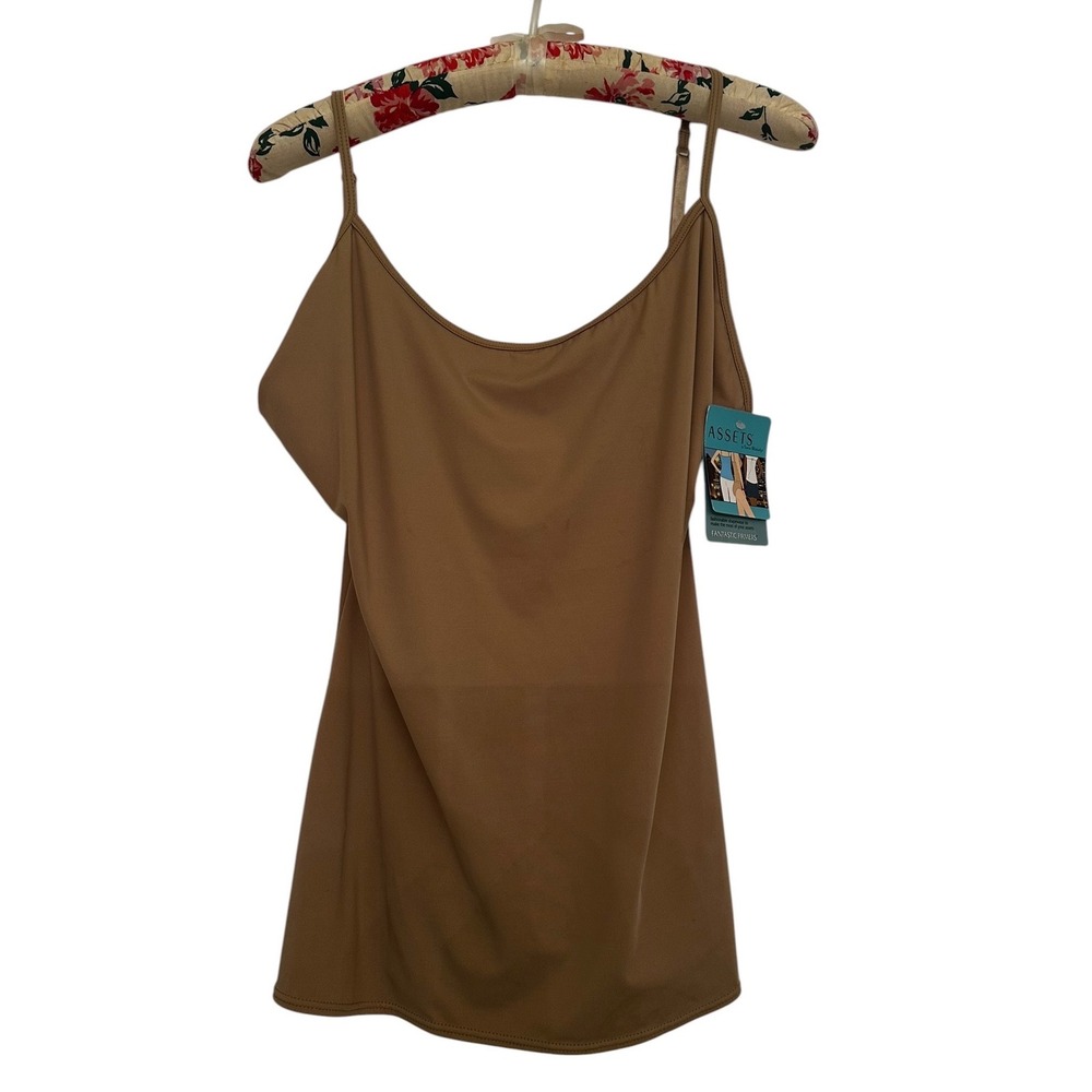 Assets by Sara Blakely Fantastic Firmers Camisole Tan Shapewear Plus Size 2X New